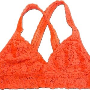 Aerie Orange Bralette S